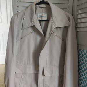 Men's London Fog Khaki Jacket Size 40R